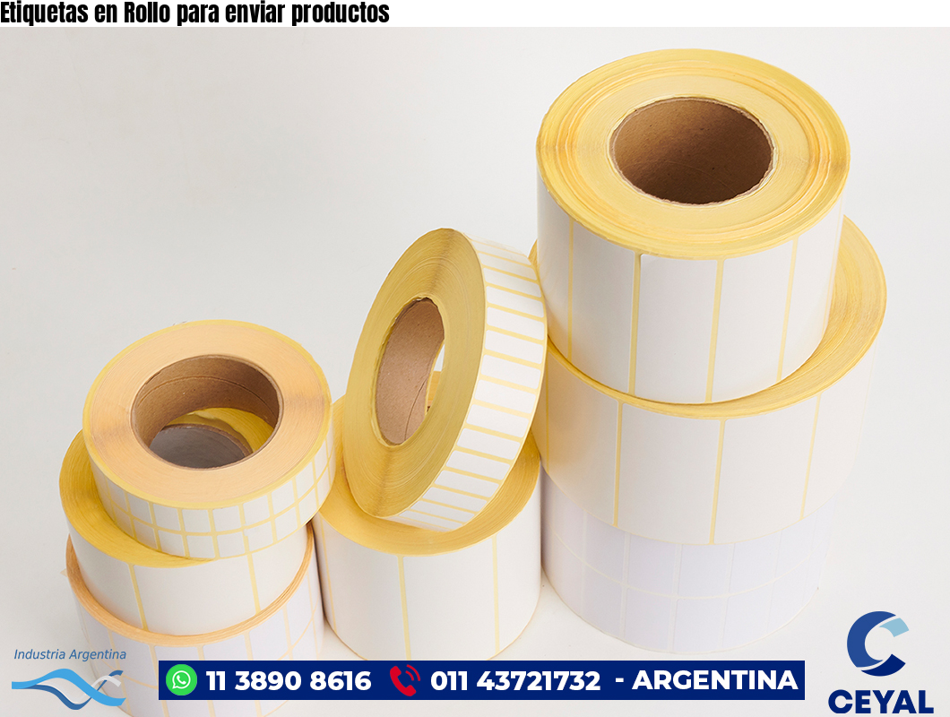 Etiquetas en Rollo para enviar productos