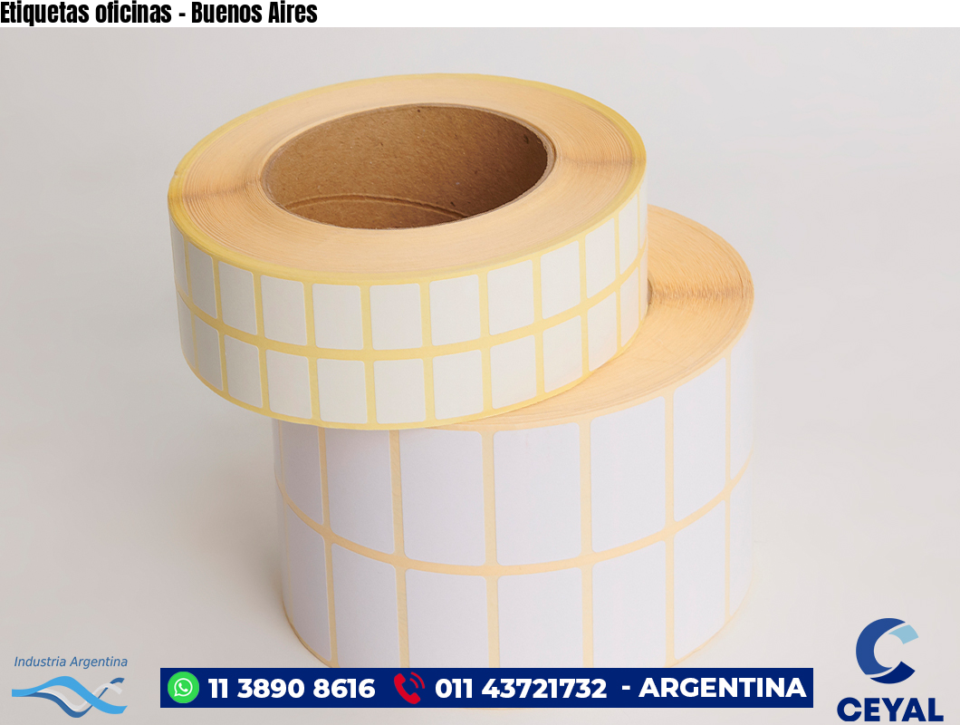 Etiquetas oficinas – Buenos Aires