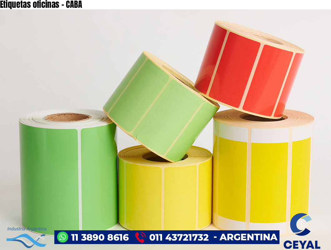 Etiquetas oficinas – CABA
