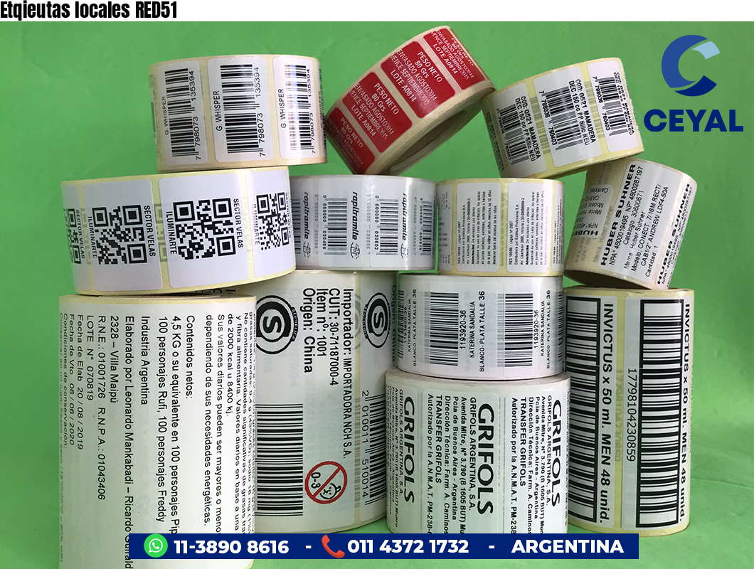 Etqieutas locales RED51