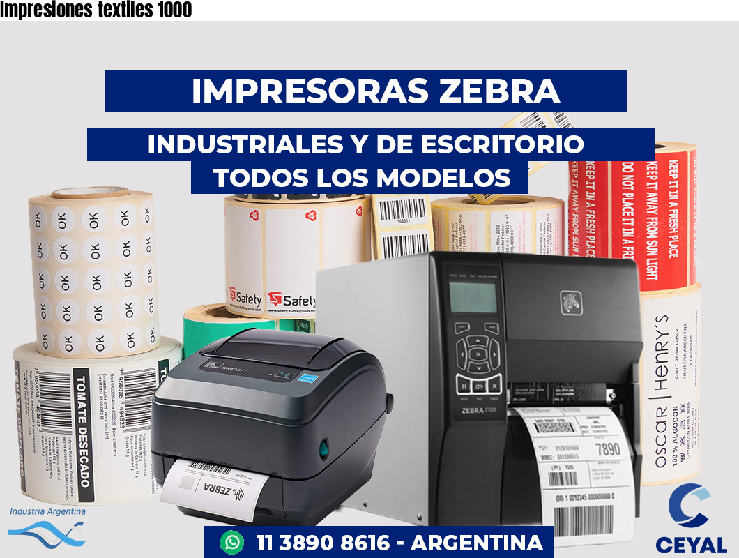 Impresiones textiles 1000