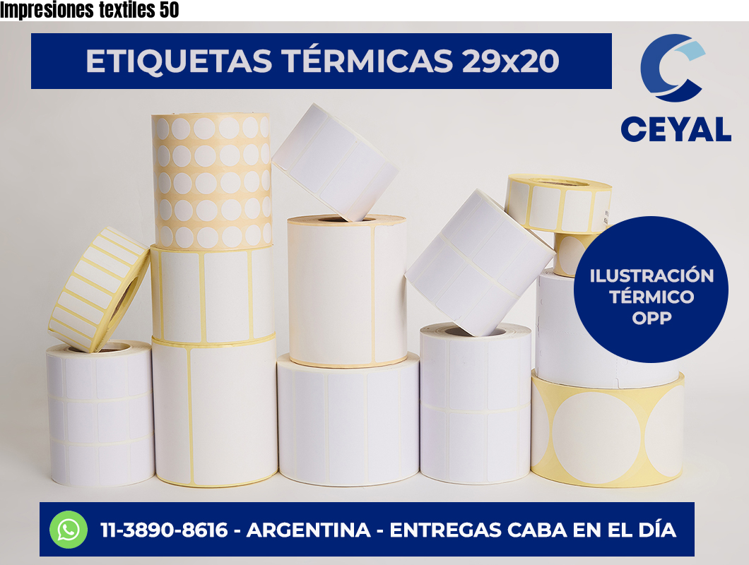 Impresiones textiles 50