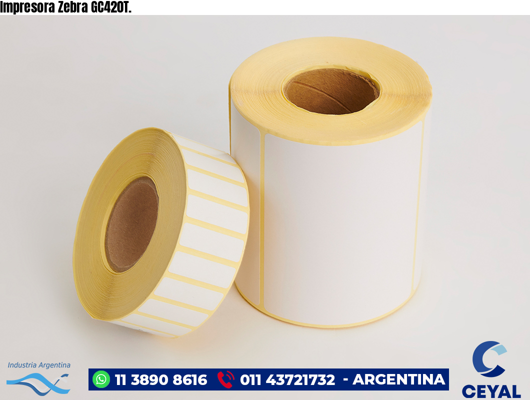 Impresora Zebra GC420T.