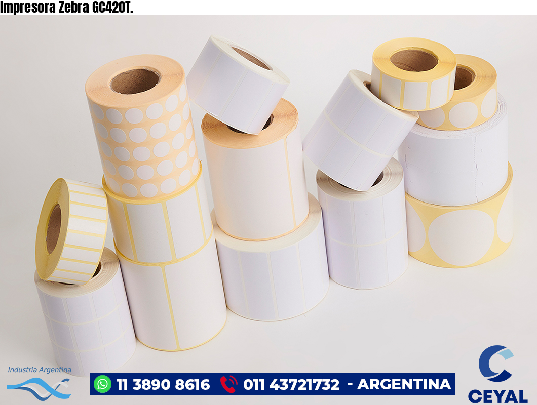 Impresora Zebra GC420T.