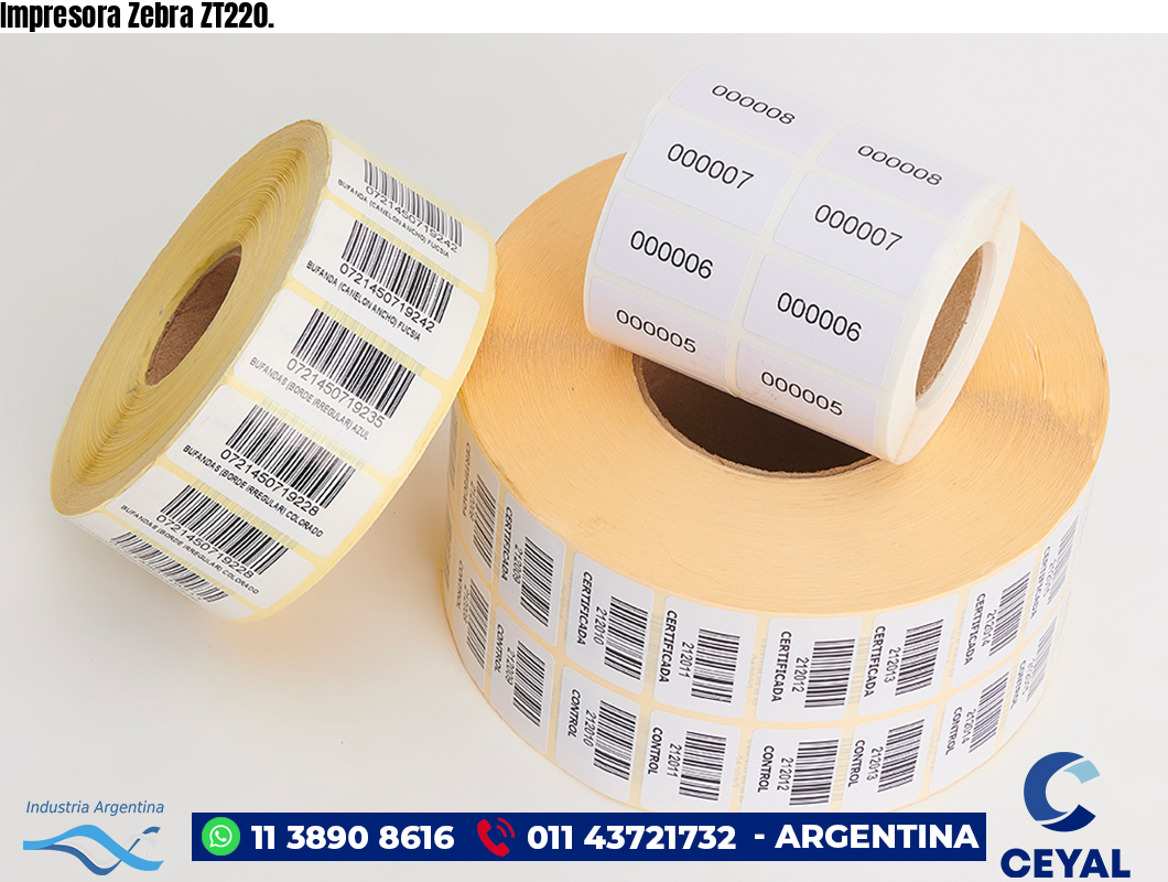 Impresora Zebra ZT220.