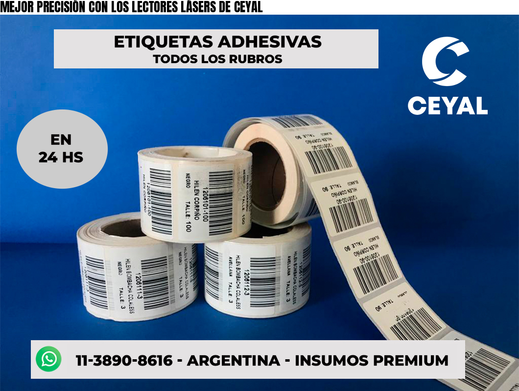 MEJOR PRECISIÓN CON LOS LECTORES LÁSERS DE CEYAL