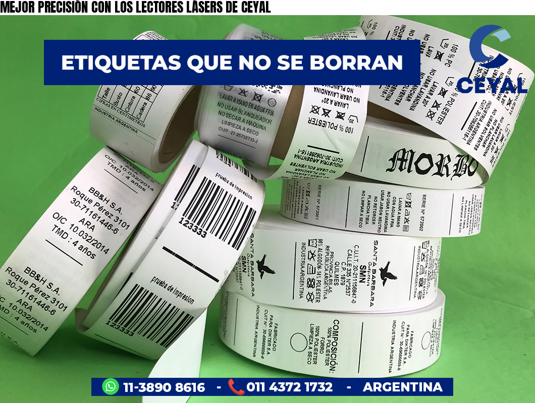 MEJOR PRECISIÓN CON LOS LECTORES LÁSERS DE CEYAL