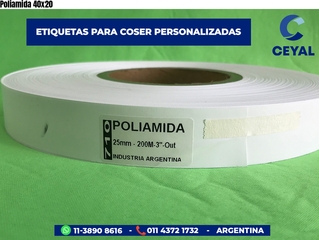 Poliamida 40×20