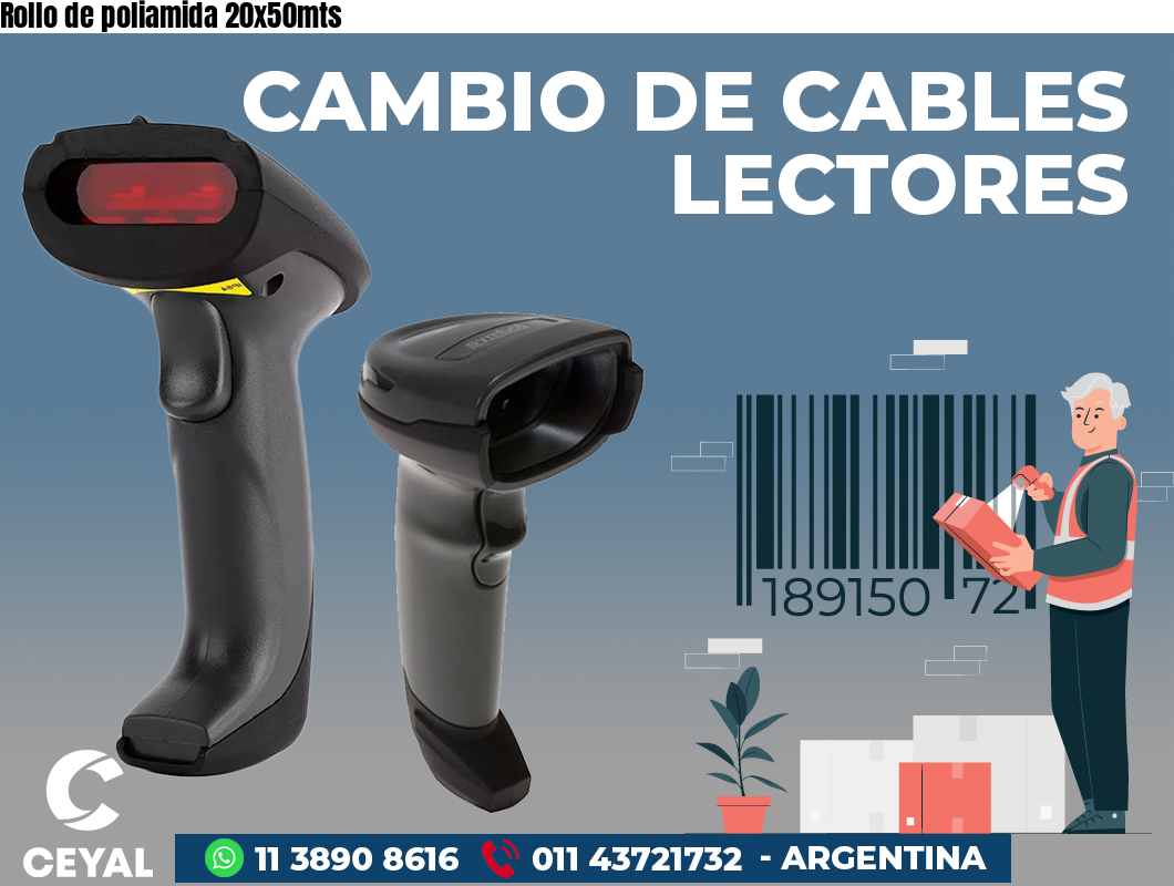 Rollo de poliamida 20x50mts