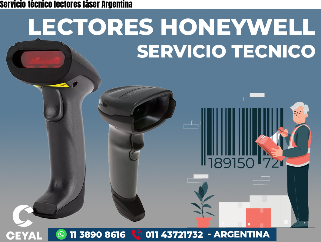 Servicio técnico lectores láser Argentina