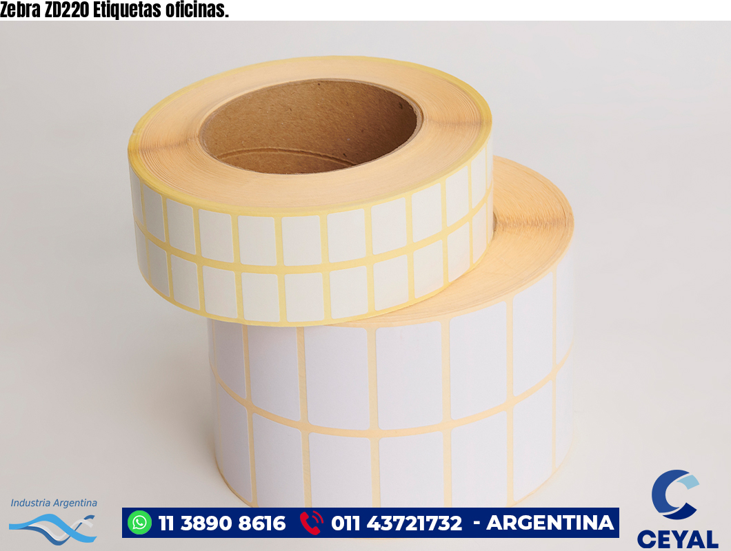 Zebra ZD220 Etiquetas oficinas.