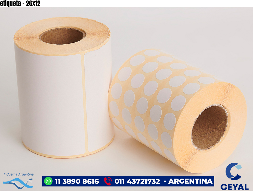 etiqueta - 26x12