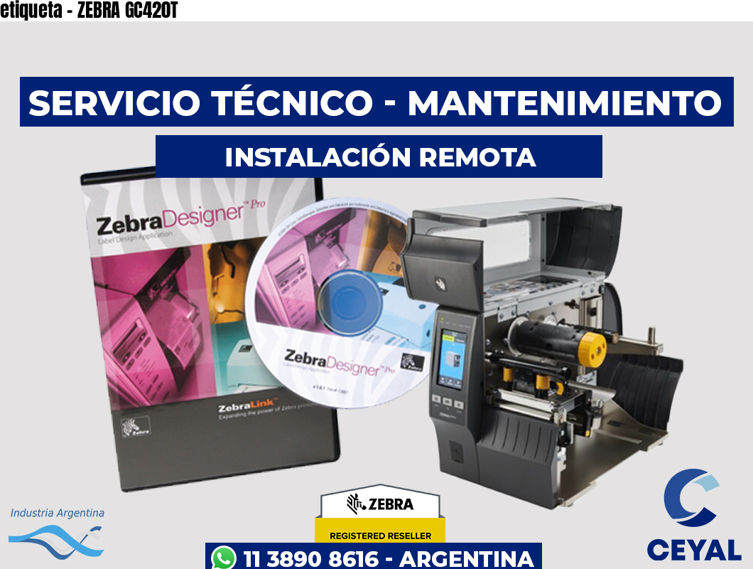 etiqueta - ZEBRA GC420T