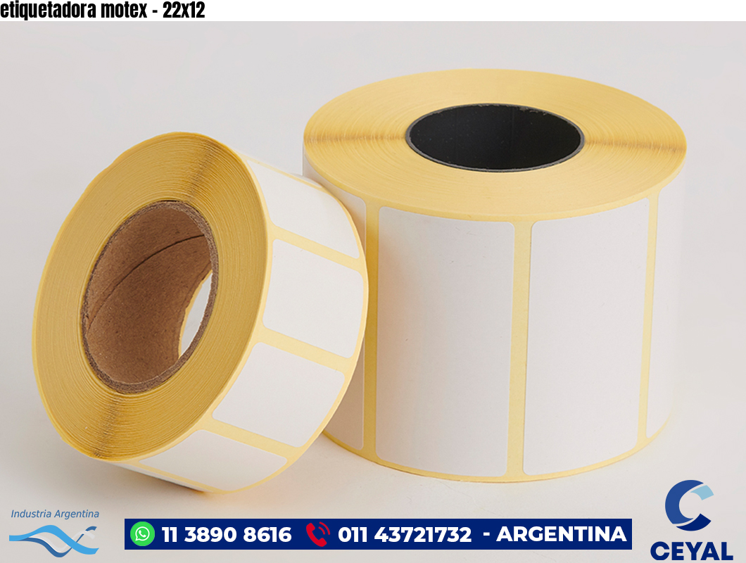 etiquetadora motex - 22x12