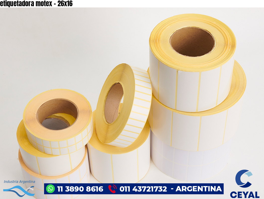 etiquetadora motex - 26x16