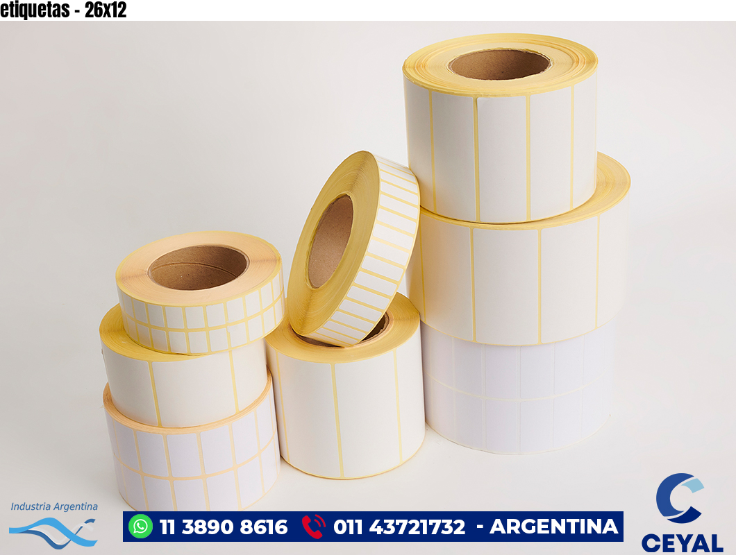 etiquetas - 26x12