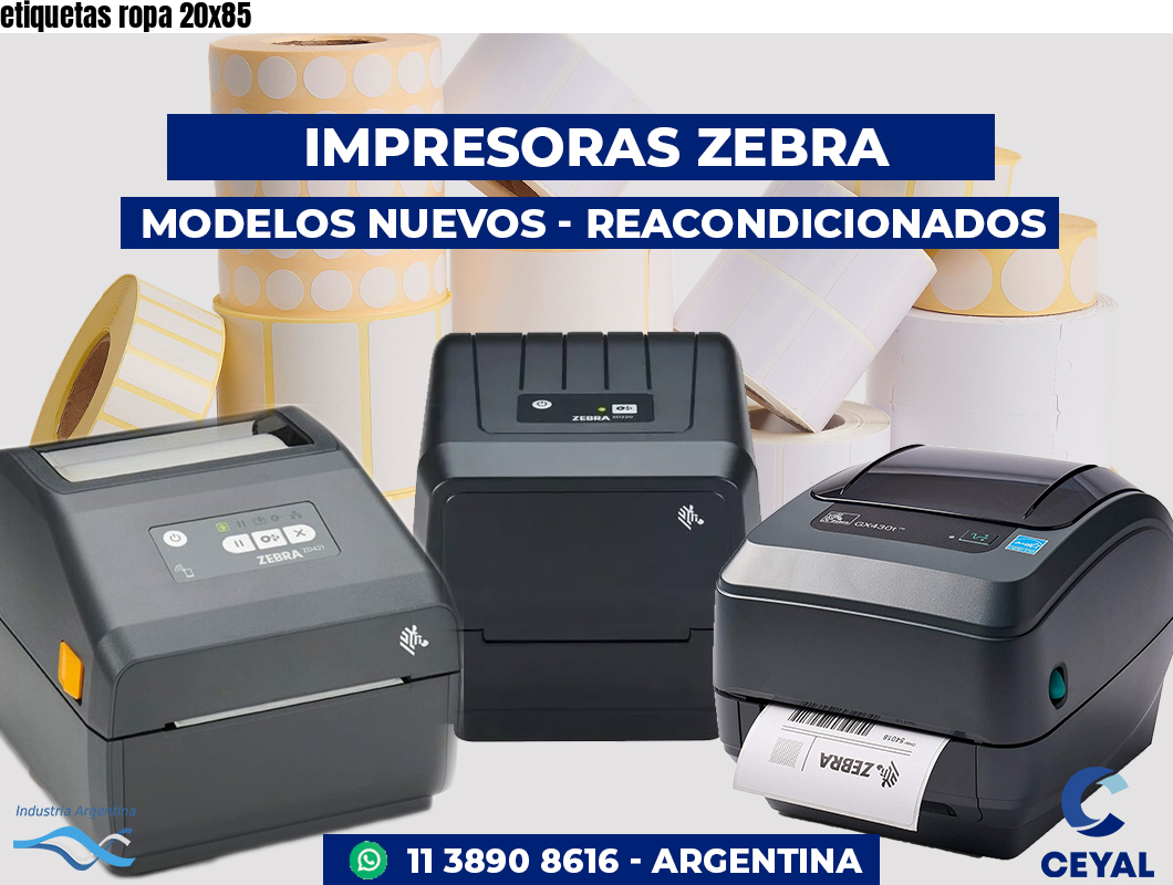 etiquetas ropa 20x85
