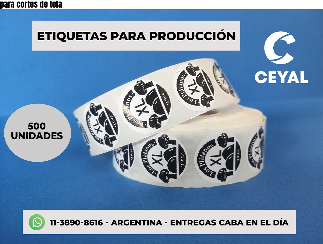 para cortes de tela