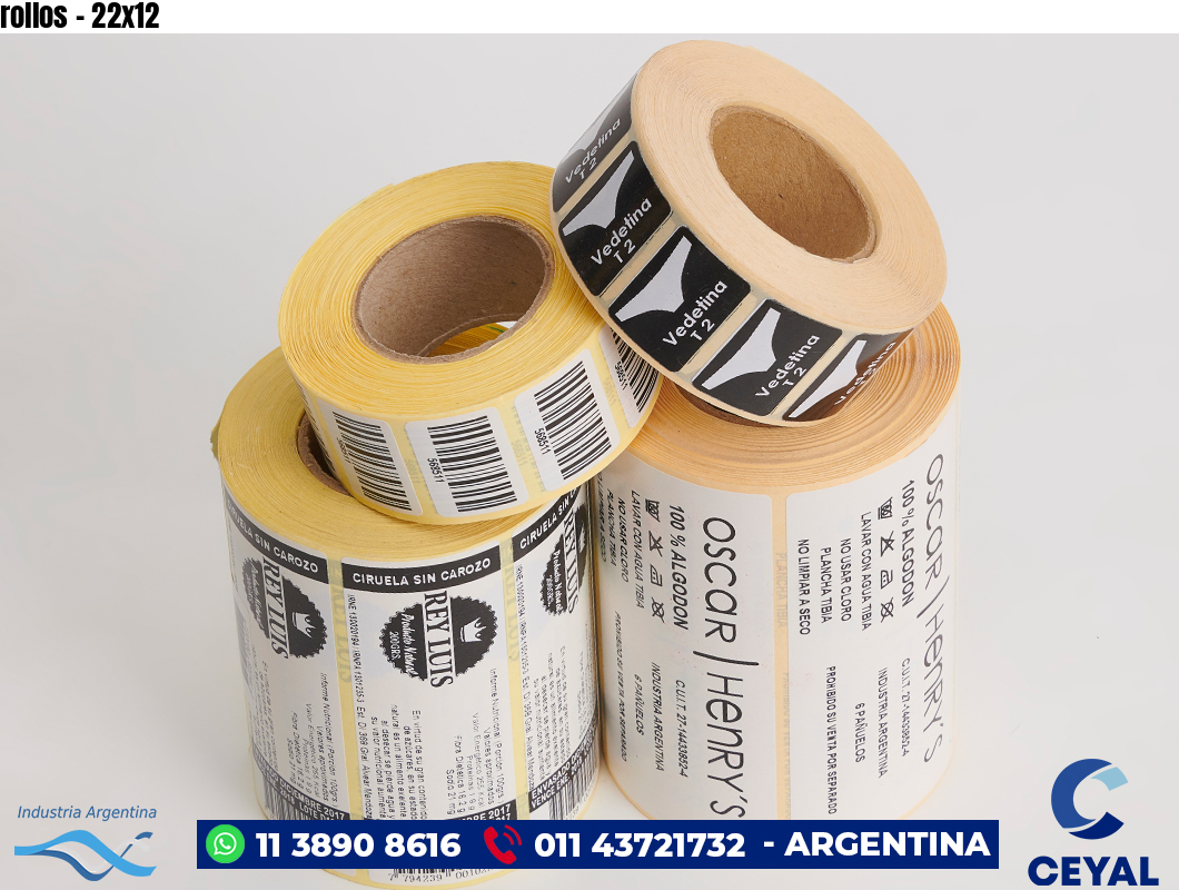 rollos - 22x12