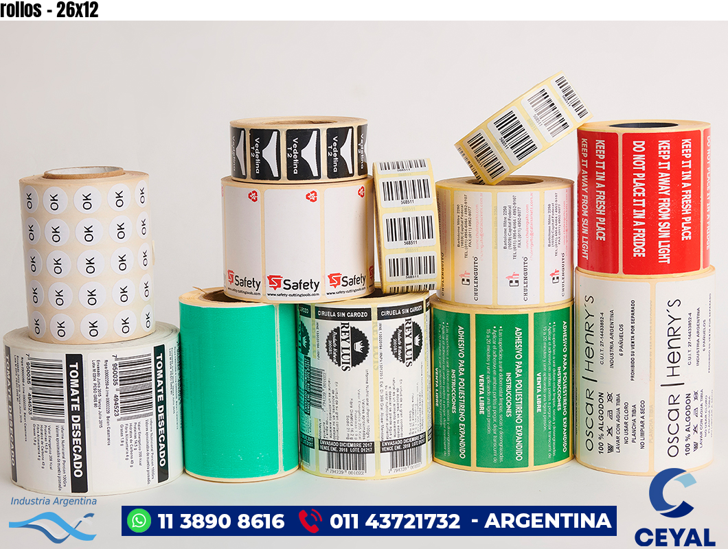 rollos - 26x12