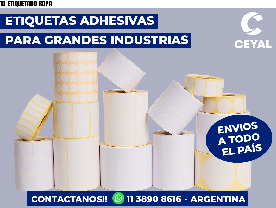 10 ETIQUETADO ROPA