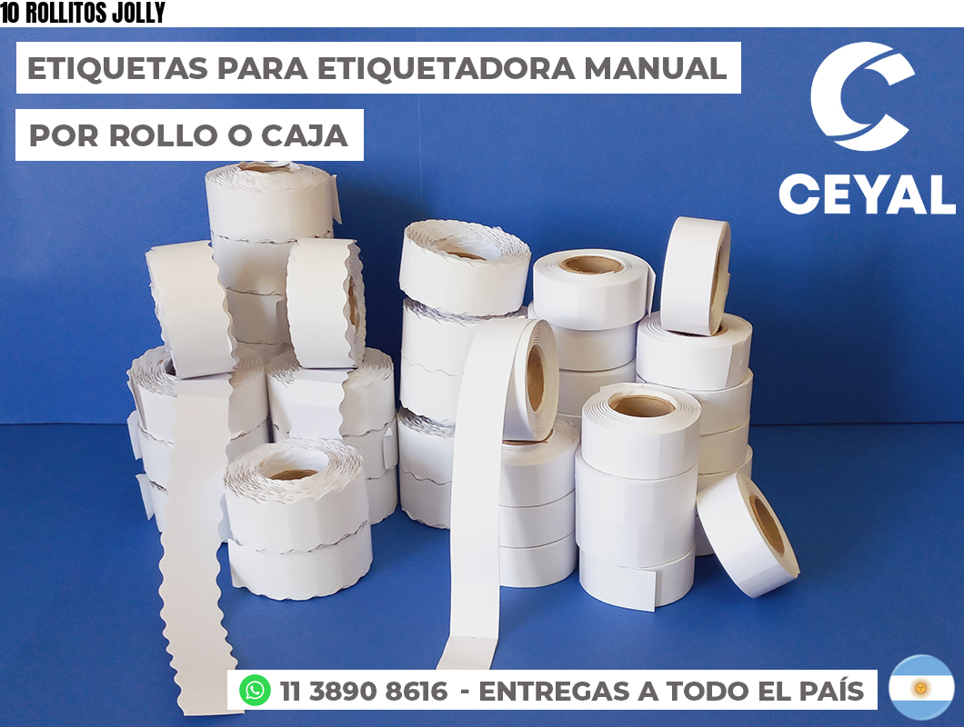 10 ROLLITOS JOLLY