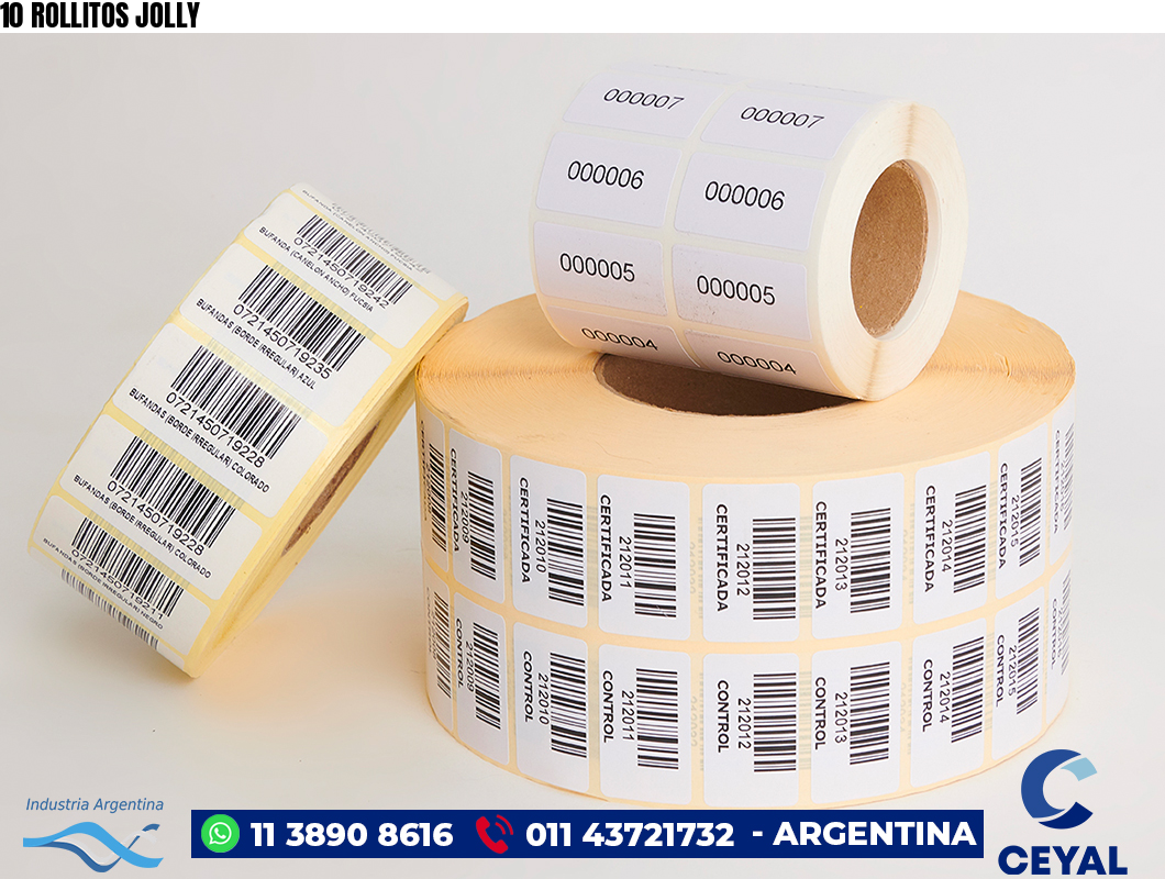 10 ROLLITOS JOLLY