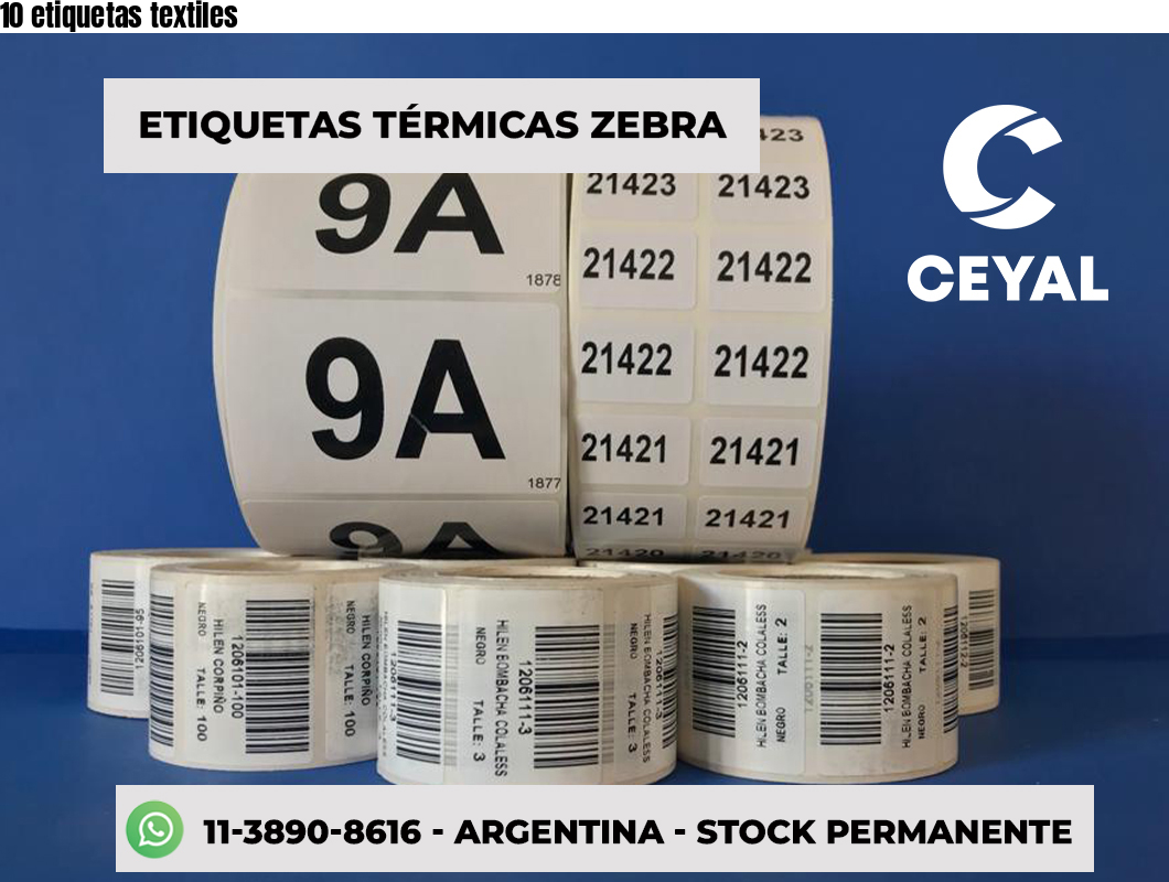 10 etiquetas textiles
