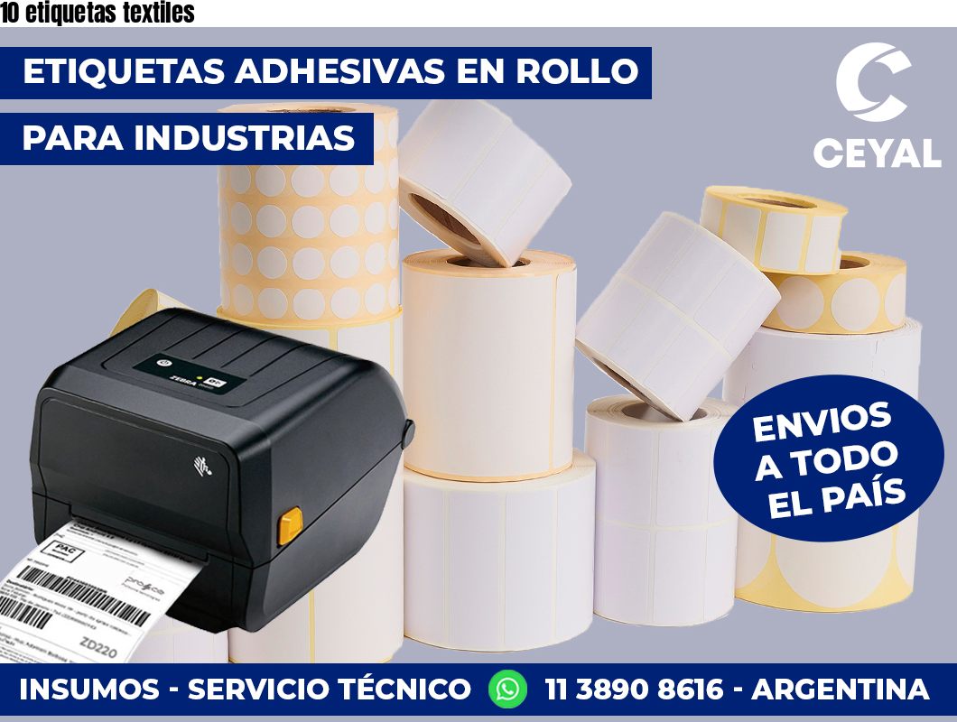 10 etiquetas textiles