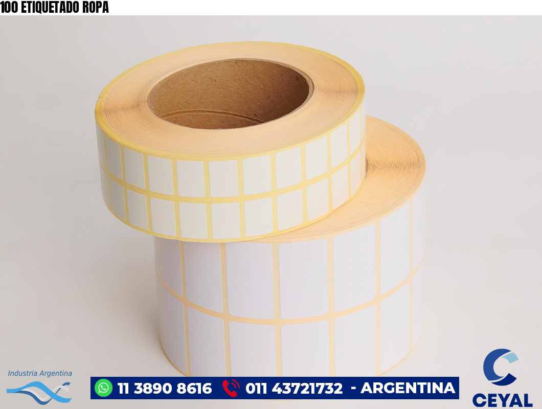 100 ETIQUETADO ROPA
