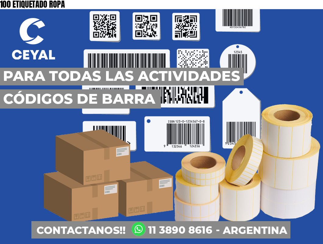 100 ETIQUETADO ROPA