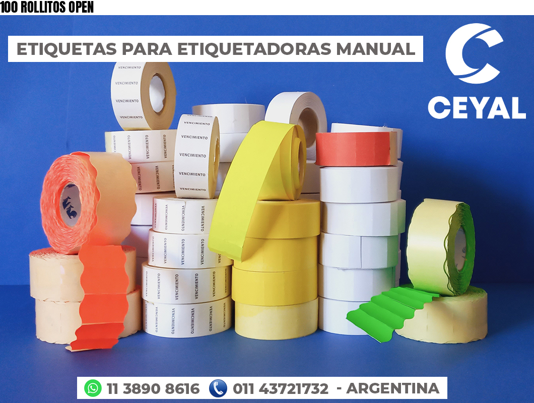 100 ROLLITOS OPEN