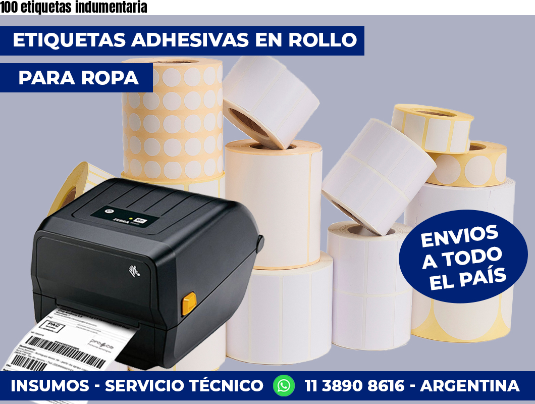 100 etiquetas indumentaria