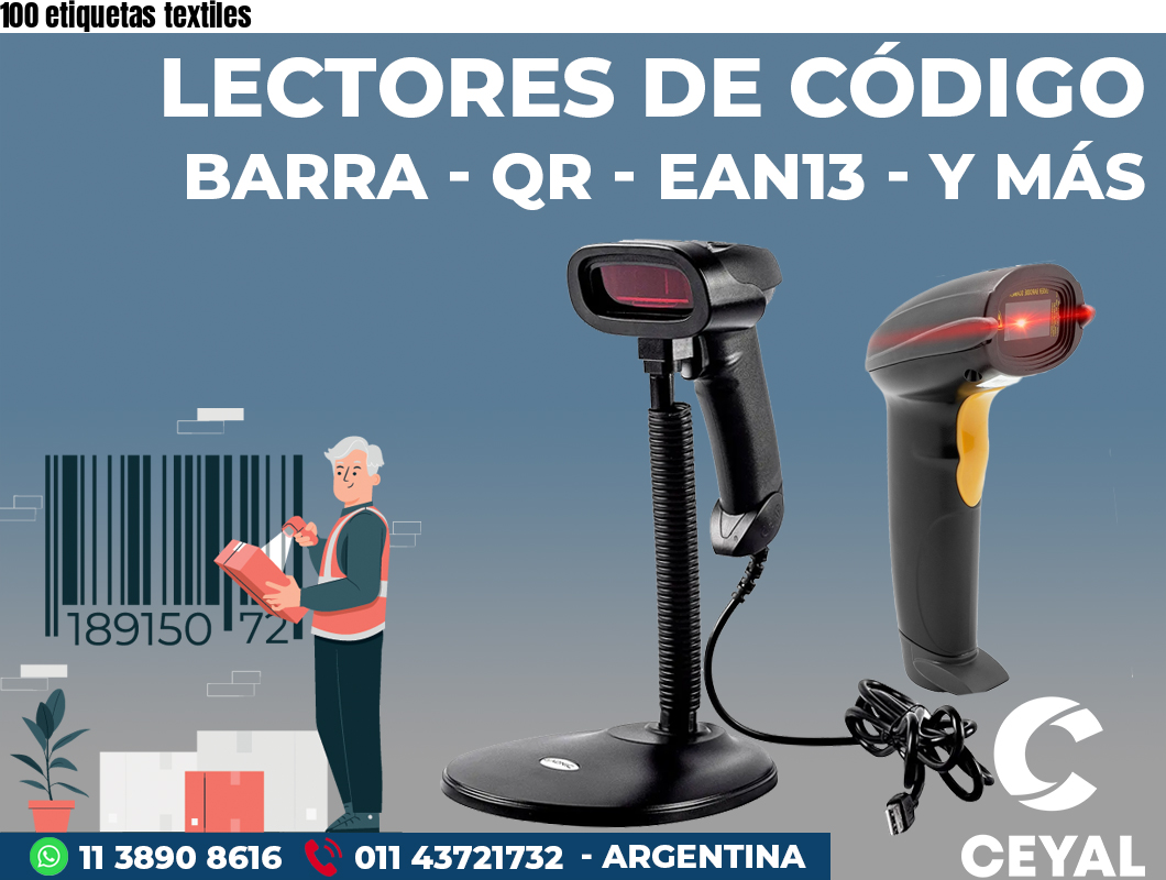 100 etiquetas textiles