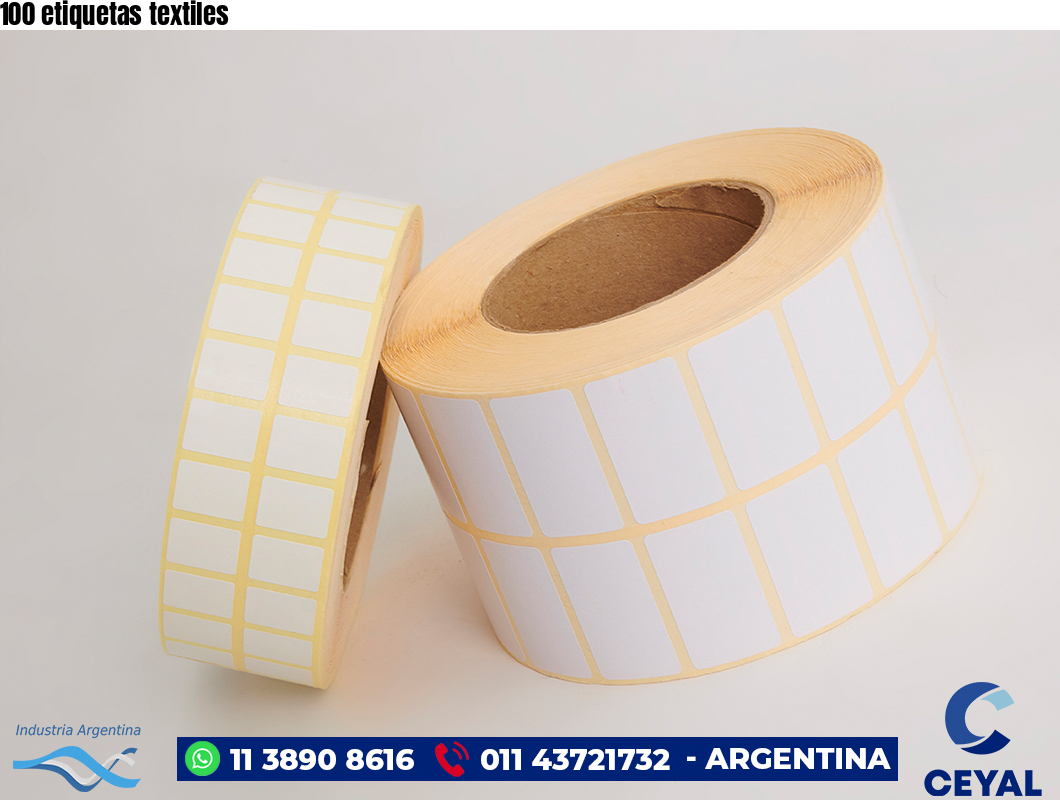 100 etiquetas textiles