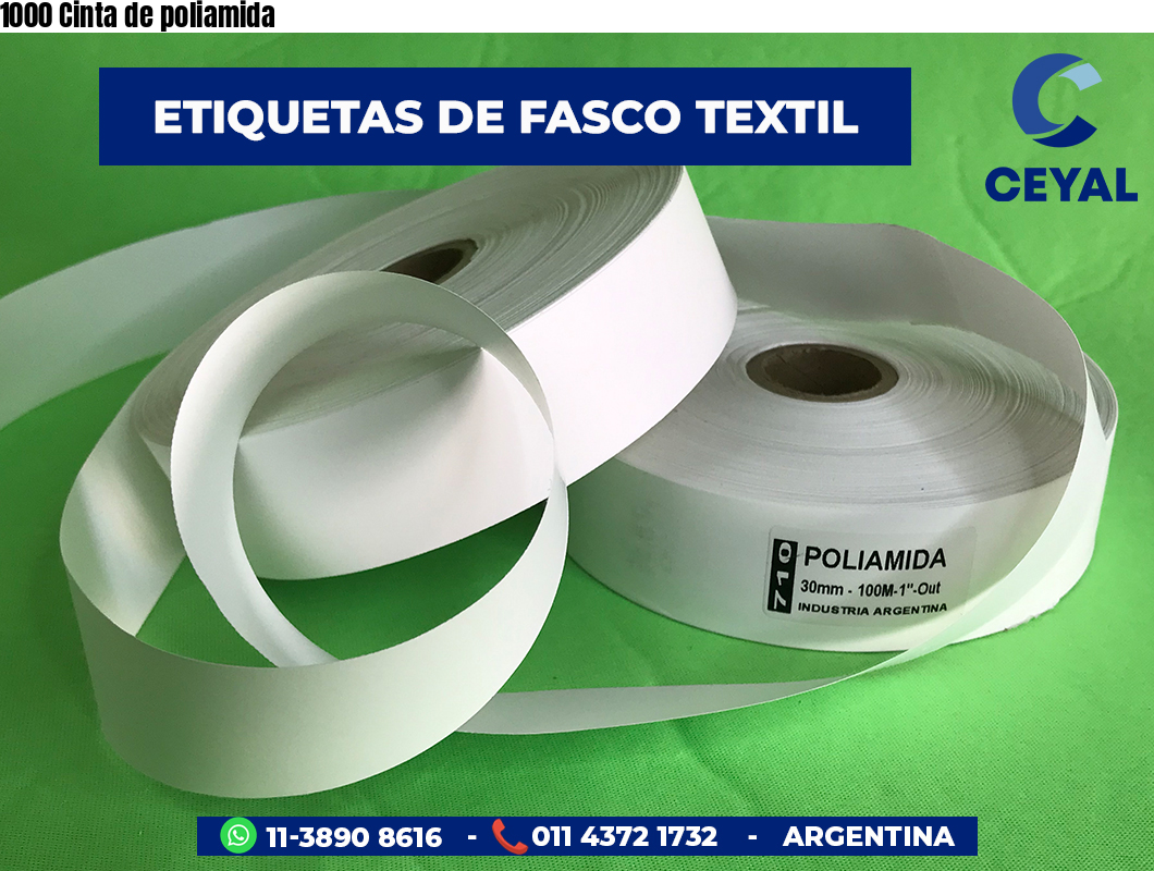 1000 Cinta de poliamida