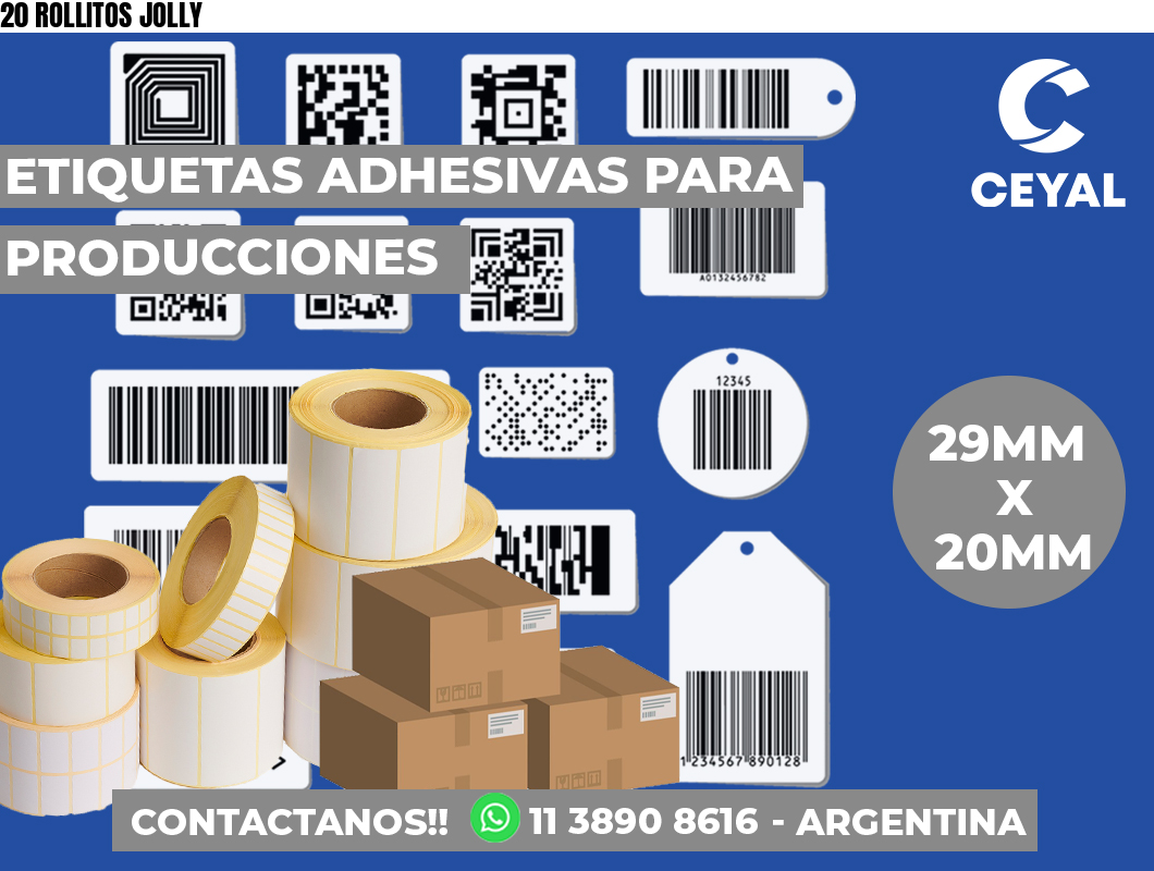 20 ROLLITOS JOLLY