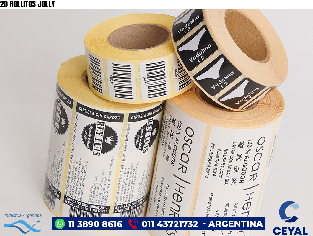 20 ROLLITOS JOLLY