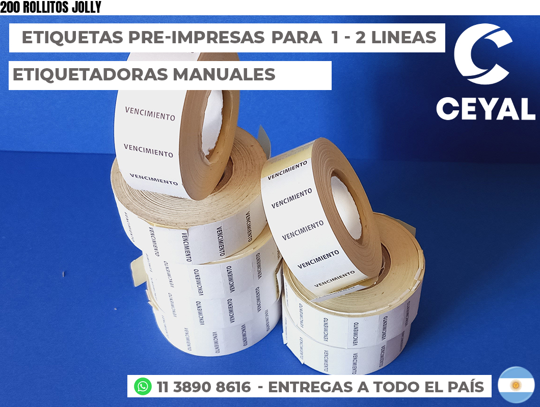 200 ROLLITOS JOLLY