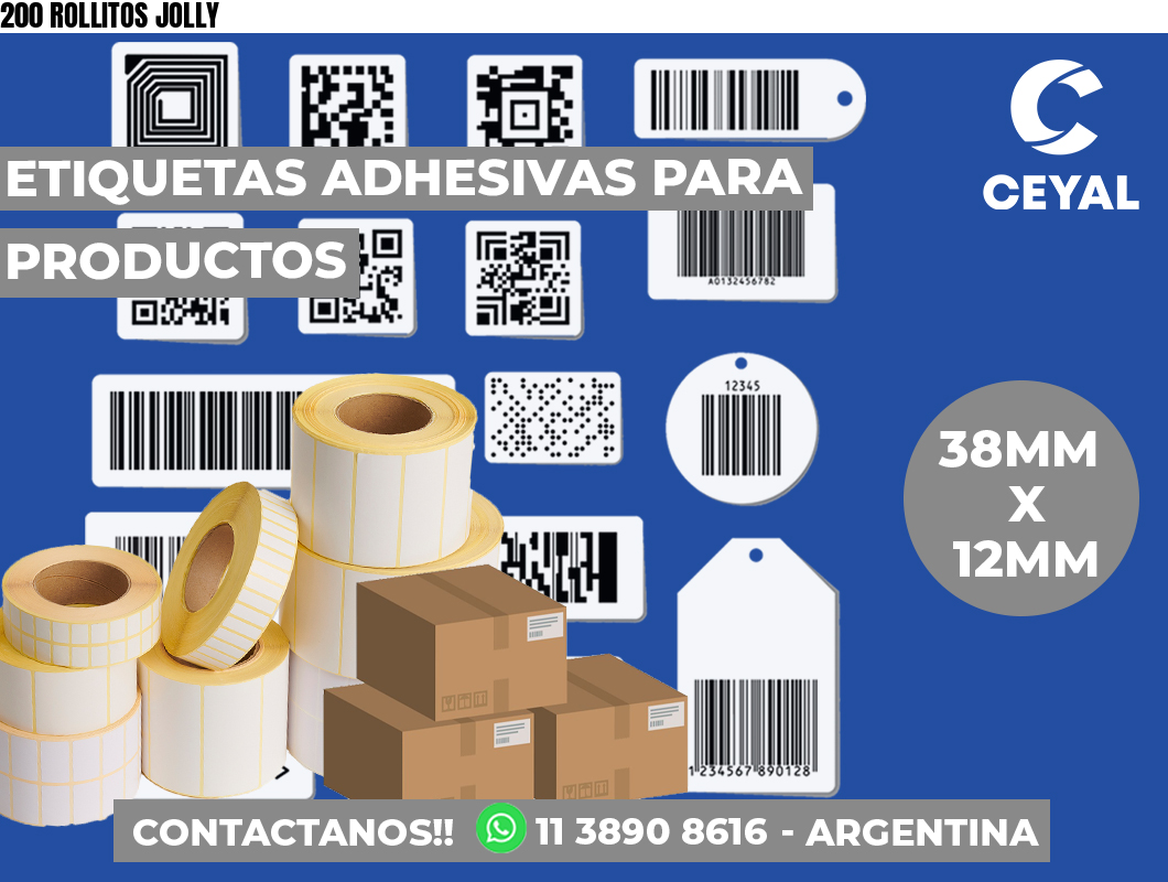 200 ROLLITOS JOLLY
