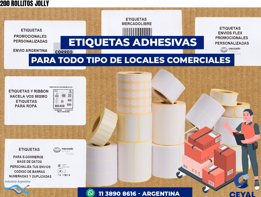 200 ROLLITOS JOLLY