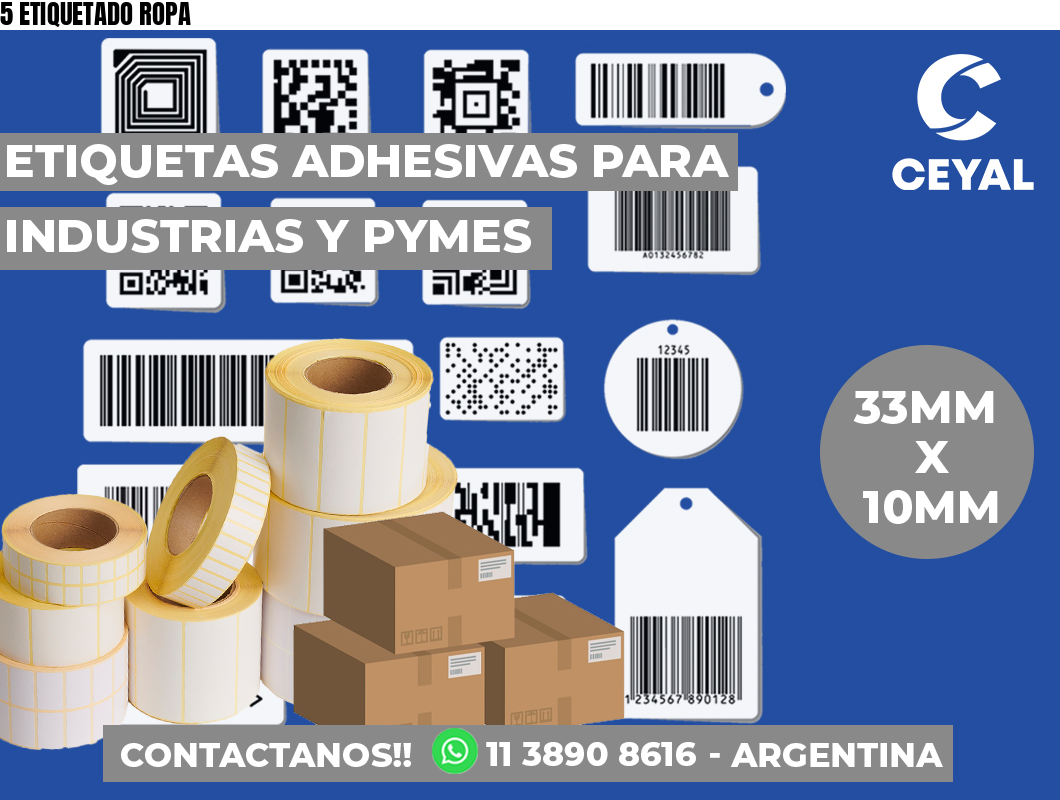 5 ETIQUETADO ROPA