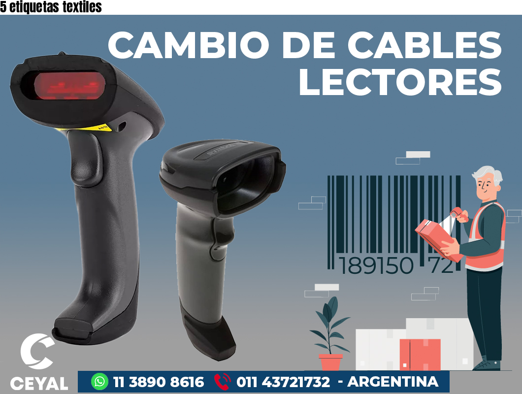 5 etiquetas textiles
