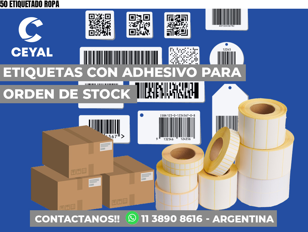 50 ETIQUETADO ROPA