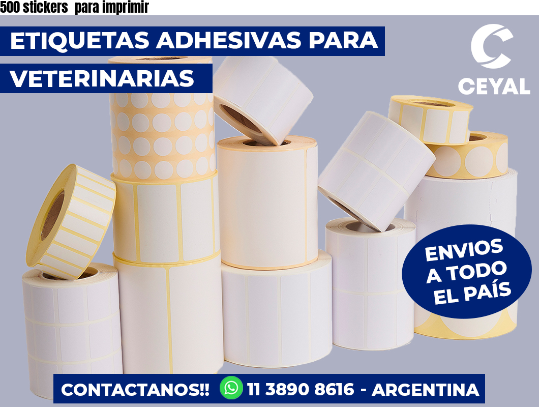 500 stickers para imprimir
