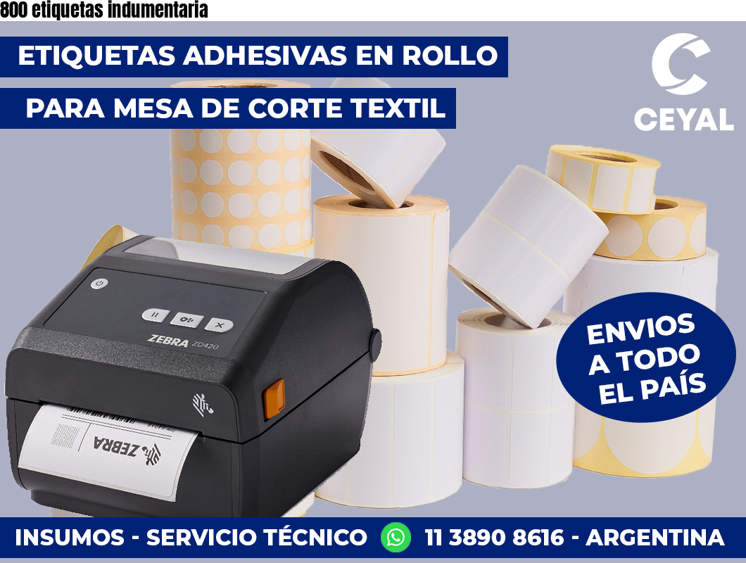 800 etiquetas indumentaria