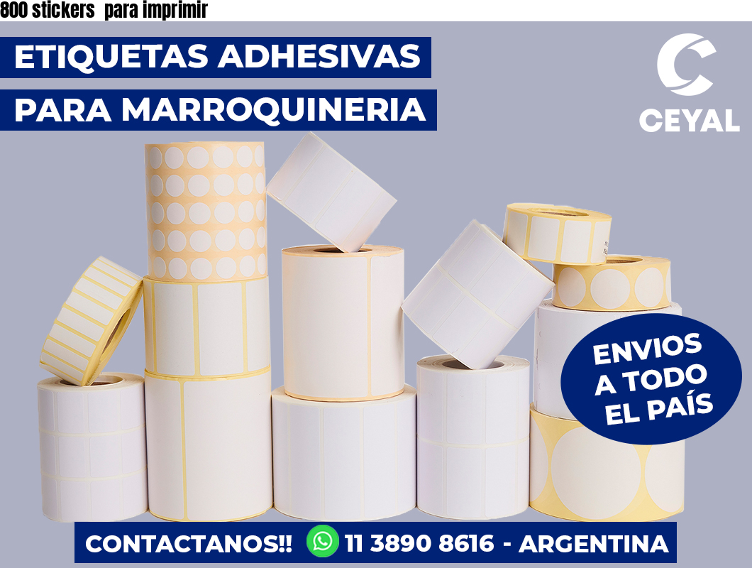 800 stickers para imprimir
