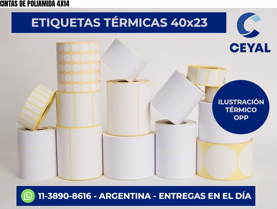 CINTAS DE POLIAMIDA 4X14