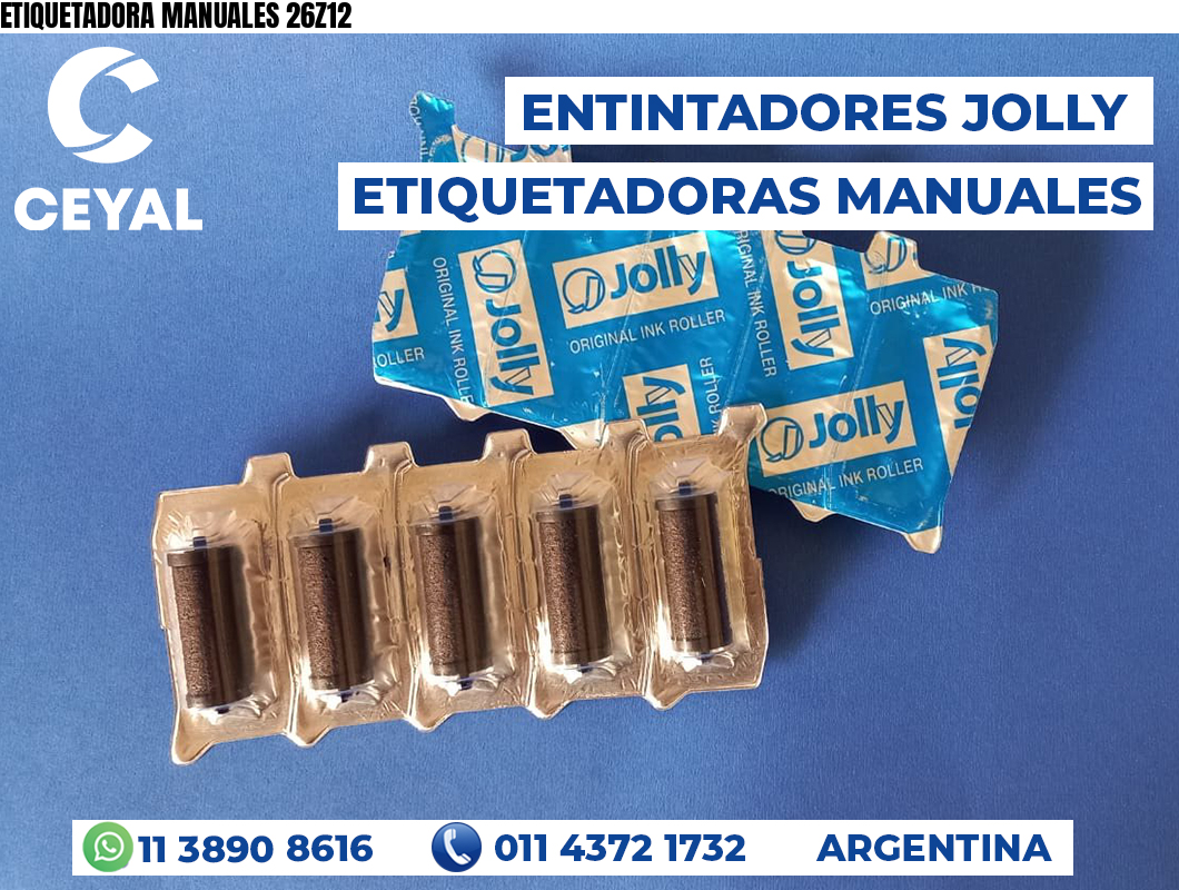 ETIQUETADORA MANUALES 26Z12