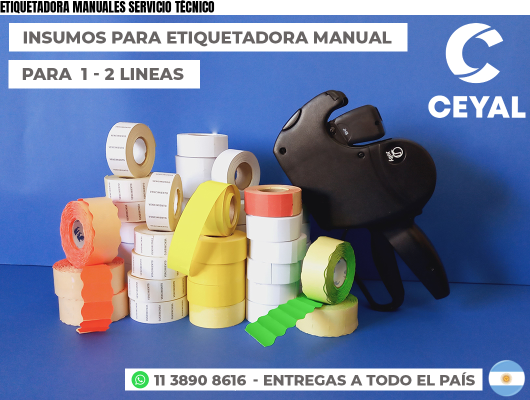 ETIQUETADORA MANUALES SERVICIO TÉCNICO